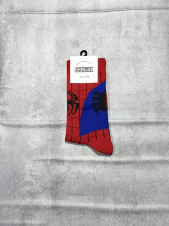 جوراب ساقدار اسپرت برند Optimist طرح مرد عنکبوتی