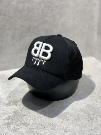 کلاه بیسبالی پشت توری مستر کوالیتی طرح Balenciaga مشکی